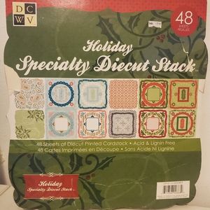 Holiday Specialty Diecut Stack "As Is" EUC